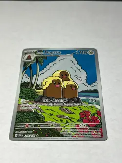 Pokemon TCG Alolan Dugtrio 208/191 Surging Sparks Holo Illustration Rare NM - Image 1