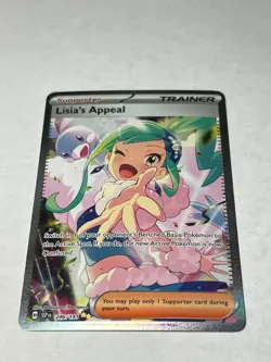 Pokemon TCG Lisia's Appeal 246/191 Surging Sparks Holo Special Illustration Rare - Image 1
