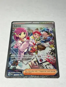 Pokemon TCG Lacey 172/142 Stellar Crown Holo Special Illustration Rare NM - Image 1