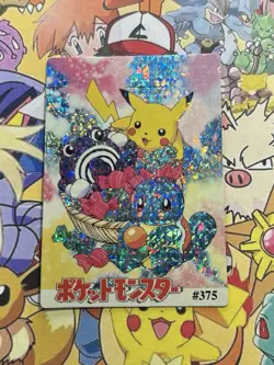 Pokemon Charizard Vintage Pocket Monsters Vending HOLO Prism Sticker 98 Nintendo - Image 3
