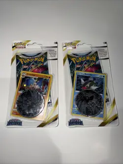 Lot of 2 Pokemon TCG Silver Tempest Blister Pack Checklane Promo Factory Sealed - Image 1