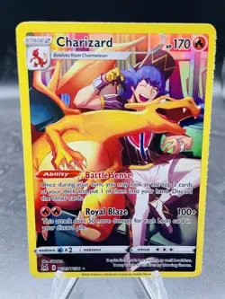 Pokemon Charizard TG03 Lost Origin Trainer Gallery Ultra Rare Full Art Holo NM - Image 1