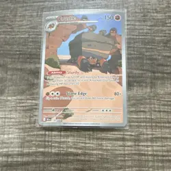 Pokemon TCG Crustle Illustration Rare Holo Sv: Black Bolt 130/086 150HP Stage 1 - Image 3