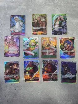 One Piece Tcg Japanese SR SEC Card Lot - Image 1