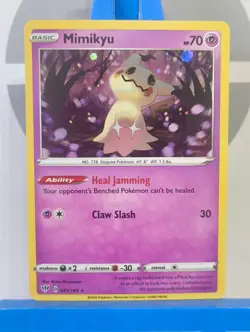 Mimikyu - 081/189 - Cosmos Holo - SWSH Darkness Ablaze - Pokemon TCG - HD SWIRL - Image 5