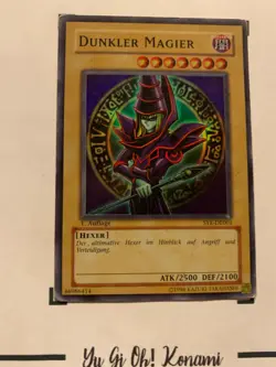 DUNKLER MAGIER - 1. AUFLAGE SYE-DE001 DEUTSCH Yu-Gi-Oh! CARD SUPER RARE HOLO TCG - Image 4
