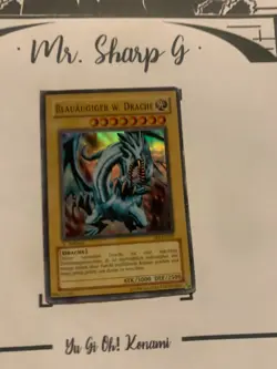 BLAUAUGIGER W. DRACHE - 1. AUFLAGE SKE-DE001 DEUTSCH Yu-Gi-Oh! CARD SUPER RARE - Image 2