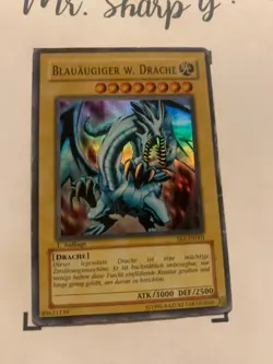 BLAUAUGIGER W. DRACHE - 1. AUFLAGE SKE-DE001 DEUTSCH Yu-Gi-Oh! CARD SUPER RARE - Image 5