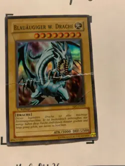 BLAUAUGIGER W. DRACHE - 1. AUFLAGE SKE-DE001 DEUTSCH Yu-Gi-Oh! CARD SUPER RRE - Image 2