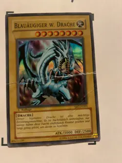 BLAUAUGIGER W. DRACHE - 1. AUFLAGE SKE-DE001 DEUTSCH Yu-Gi-Oh! CARD SUPER RRE - Image 3