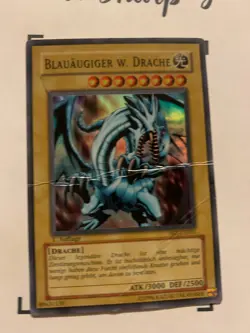 BLAUAUGIGER W. DRACHE - 1. AUFLAGE SKE-DE001 DEUTSCH Yu-Gi-Oh! CARD SUPER RRE - Image 4