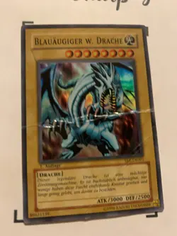 BLAUAUGIGER W. DRACHE - 1. AUFLAGE SKE-DE001 DEUTSCH Yu-Gi-Oh! CARD SUPER RRE - Image 5