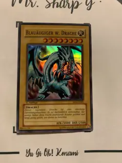 BLAUAUGIGER W. DRACHE - 1. AUFLAGE SKE-DE001 DEUTSCH Yu-Gi-Oh! CARD SUPER RARE - Image 3