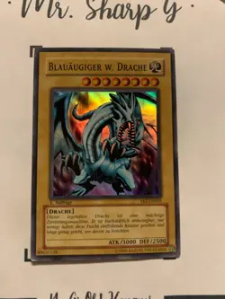 BLAUAUGIGER W. DRACHE - 1. AUFLAGE SKE-DE001 DEUTSCH Yu-Gi-Oh! CARD SUPER RARE - Image 4