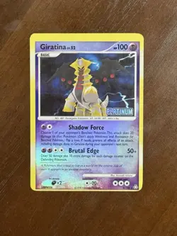 Pokemon Giratina Platinum 4/146 Promo Reverse Holo Basic Card 2008 Psychic - Image 1