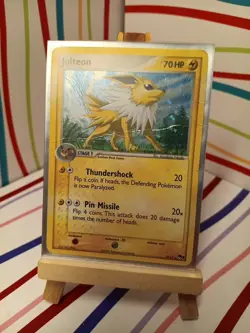 Pokemon Jolteon TCG 3/17 Rare Holo Pop Series 3 Promo Card - Image 1