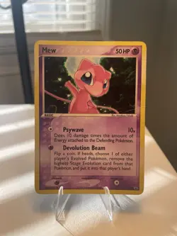 Pokemon TCG Mew 2006 Black Star Promo 040 Rare Holo Card MP Condition - Image 1