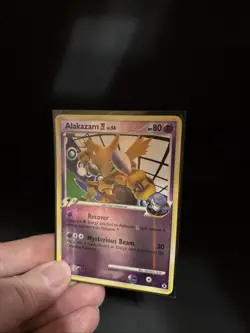 Rising Rivals Alakazam 38/111 Uncommon Reverse Holographic Pokemon Card - Image 3
