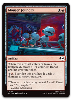 FOIL Mouser Foundry #96 (NM) TMT Magic MTG - Image 1