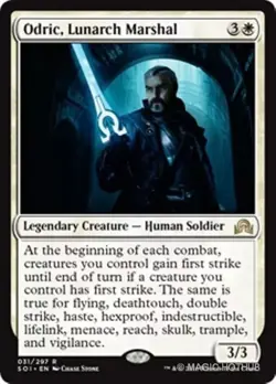 ODRIC, LUNARCH MARSHAL Shadows over Innistrad MTG White Creature — Human Soldier - Image 1