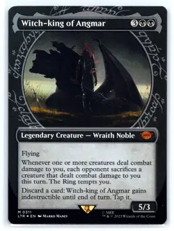 Witch-King of Angmar (311) Foil Showcase The Lord of the Rings MTG LTR Magic - Image 1