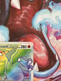 Charizard VSTAR 174/172 Secret Rainbow Rare - Pokemon TCG Brilliant Stars - NM - Image 4