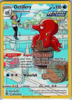 Octillery TG03/TG30 SWSH09: Brilliant Stars Trainer Gallery - Pokemon Card - NM - Image 1