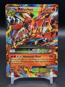 M Blaziken EX XY86 Black Star Promo Mega Pokemon English MP - Image 1