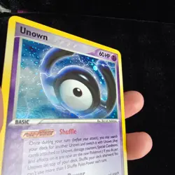 Unown (H) H/28 Unseen Forces Holo 2005 Pokemon Card Near Mint NM - Image 2