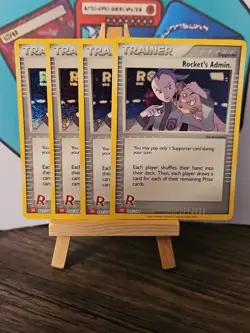 4 X Rockets Admin 025/034 English Charizard Deck Pokemon Classic Collection - Image 3