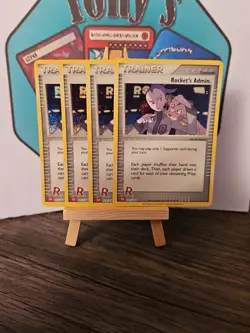 4 X Rockets Admin 025/034 English Charizard Deck Pokemon Classic Collection - Image 5