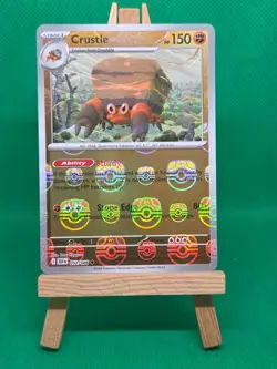 Pokemon TCG: Crustle 052/086 Masterball Reverse Holo Black Bolt - Near Mint - Image 2