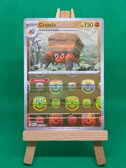 Pokemon TCG: Crustle 052/086 Masterball Reverse Holo Black Bolt - Near Mint - Image 5
