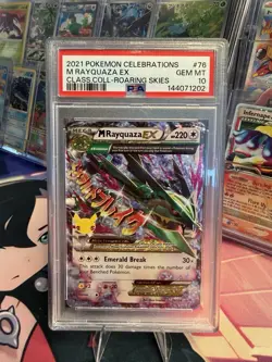 POKEMON MEGA RAYQUAZA EX 76/108 CELEBRATIONS CLASSIC COLL. PSA 10 GEM MT - Image 1