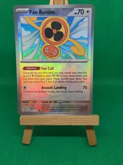 Pokemon TCG Fan Rotom Prismatic Evolutions 085/131 MASTERBALL - PACK FRESH - Image 2