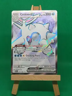 Cetitan EX 210/182 – Full Art Ultra Rare Holo – Pokemon TCG Destined Rivals - Image 1