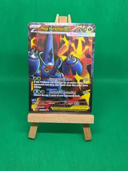 Pokemon : 108/094 Mega Heracross Ex : Ultra Rare Card : Phantasmal Flames - Image 1