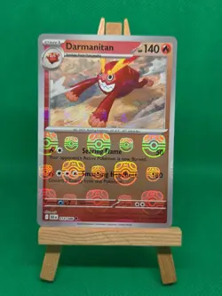 MASTERBALL REVERSE Darmanitan 014/086 Black Bolt Holo Pokemon ENGLISH - Image 2