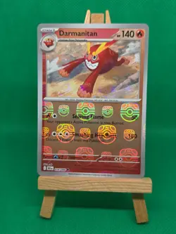 MASTERBALL REVERSE Darmanitan 014/086 Black Bolt Holo Pokemon ENGLISH - Image 3
