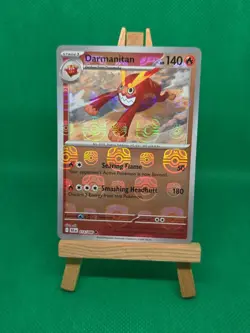 MASTERBALL REVERSE Darmanitan 014/086 Black Bolt Holo Pokemon ENGLISH - Image 5