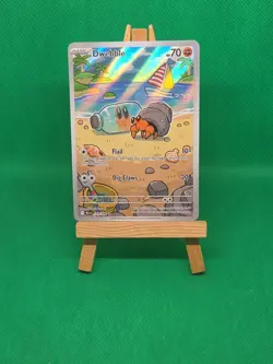 Pokemon TCG Dwebble 129/086 Illustration Rare Full Art Black Bolt Series NM - Image 5