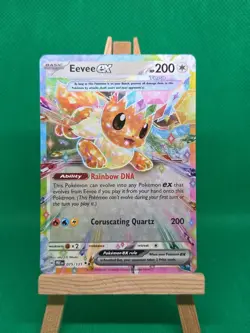 Pokemon Eevee ex - Double Rare SV: Prismatic Evolutions 075/131 NM - Image 1
