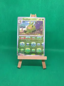 002/086 Swadloon : (Master Ball Holo) Card : SV-10.5 White Flare : Pokemon TCG - Image 1