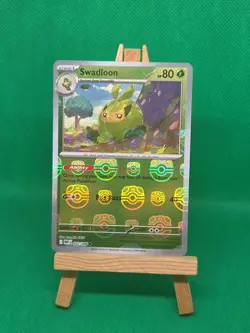 002/086 Swadloon : (Master Ball Holo) Card : SV-10.5 White Flare : Pokemon TCG - Image 2