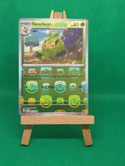 002/086 Swadloon : (Master Ball Holo) Card : SV-10.5 White Flare : Pokemon TCG - Image 3