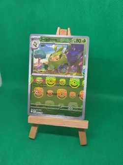 002/086 Swadloon : (Master Ball Holo) Card : SV-10.5 White Flare : Pokemon TCG - Image 5