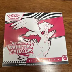 Pokemon TCG: Scarlet & Violet White Flare ETB Elite Trainer Factory Sealed Box - Image 1