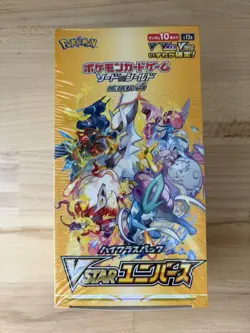 Pokemon TCG Sword Shield VSTAR Universe Japanese Booster Box, 10 Packs, Sealed 4521329331188 - Image 1