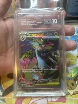Pokemon Mega Charizard X ex SR 094/080 Inferno X Japanese TAG 10 Gem Mint - Image 4