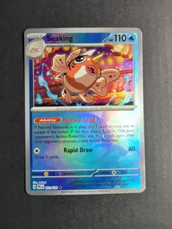 Seaking 21/131 Pokemon TCG S&V Prismatic Evolutions Pokeball Uncommon Holo NM - Image 2